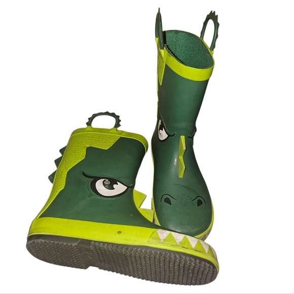 Member's Mark Other - Members Mark Kids Green Dinosaur Rain Boots with Lime Accents